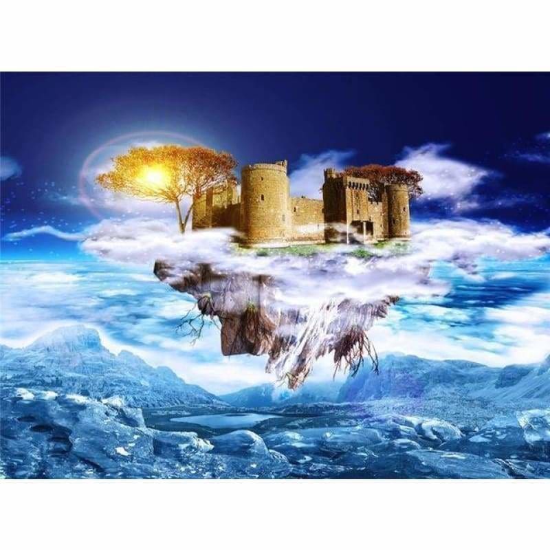 Full Drill - 5D DIY Diamond Painting Kits Fantasy Castle in the Sky ...