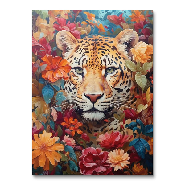 Floral Leopard (Diamond Painting)