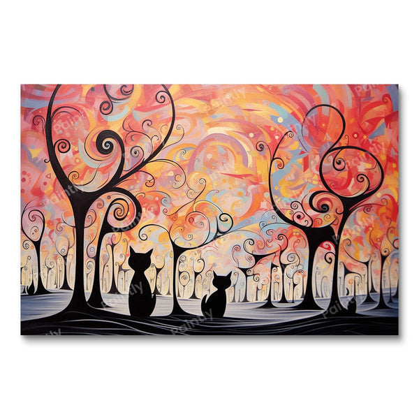 Radiant Cat Symphony (Diamond Painting)