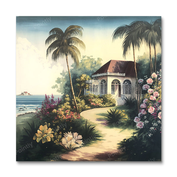 Beach Cabin (Diamond Painting)