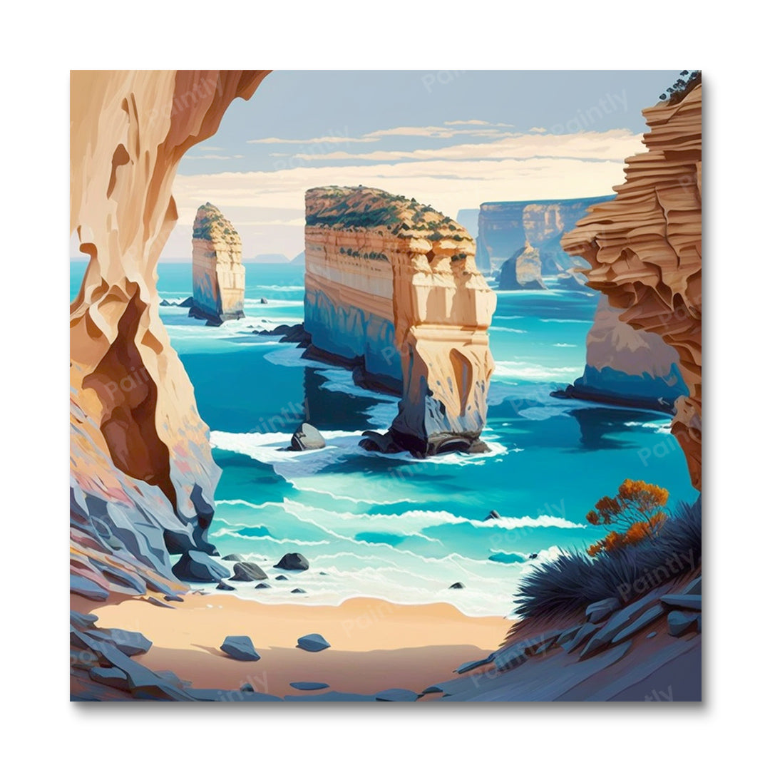 The Twelve Apostles Australia I (Diamond Painting) – NEEDLEWORK KITS