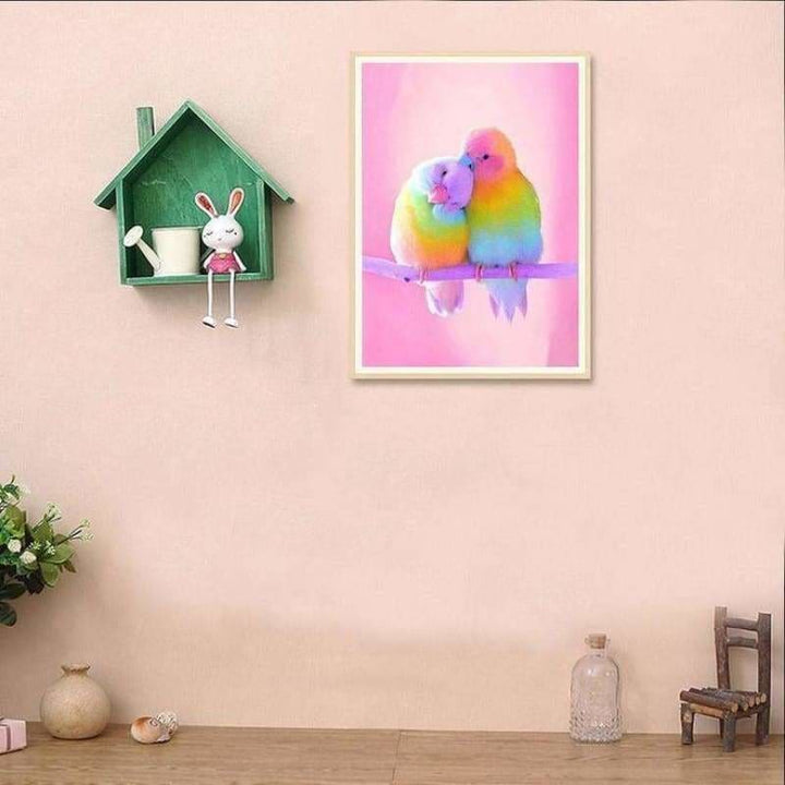 Full Drill - 5D DIY Diamond Painting Kits Colored Bird Lover - NEEDLEWORK KITS