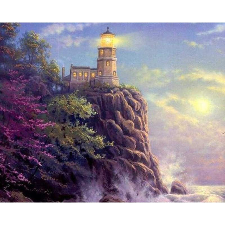 Dream Lighthouse Landscape Full Drill - 5D Diy Diamond Painting Kits VM09054 - NEEDLEWORK KITS
