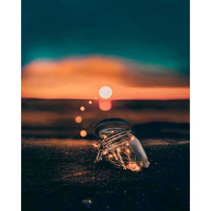 Dream Sunset Beach Wall Decor Full Drill - 5D Diy Diamond Painting Kits VM9476 - NEEDLEWORK KITS