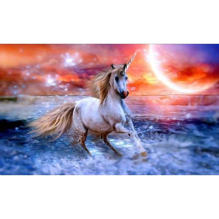 Dream Unicorn Pattern Wall Decor Full Drill - 5D Diy Diamond Painting Kits VM9115 - NEEDLEWORK KITS