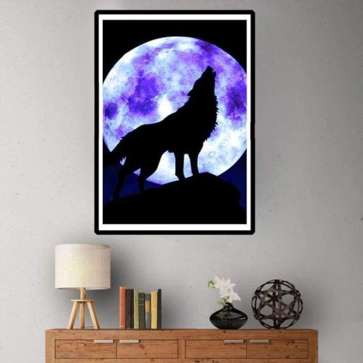 Dream Wolf Picture Full Drill - 5D Diy  Diamond Painting Kits QB6634 - NEEDLEWORK KITS