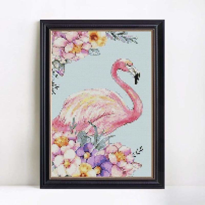 Hot Sale Fast Delivery Flamingo Full Drill - 5D Diy Diamond Painting Kits VM7827 - NEEDLEWORK KITS