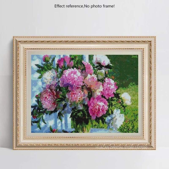 2019 Hot Sale Popular Modern Art Flowers Diamond Embroidery VM1082 - NEEDLEWORK KITS