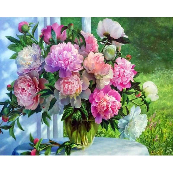 2019 Hot Sale Popular Modern Art Flowers Diamond Embroidery VM1082 - NEEDLEWORK KITS