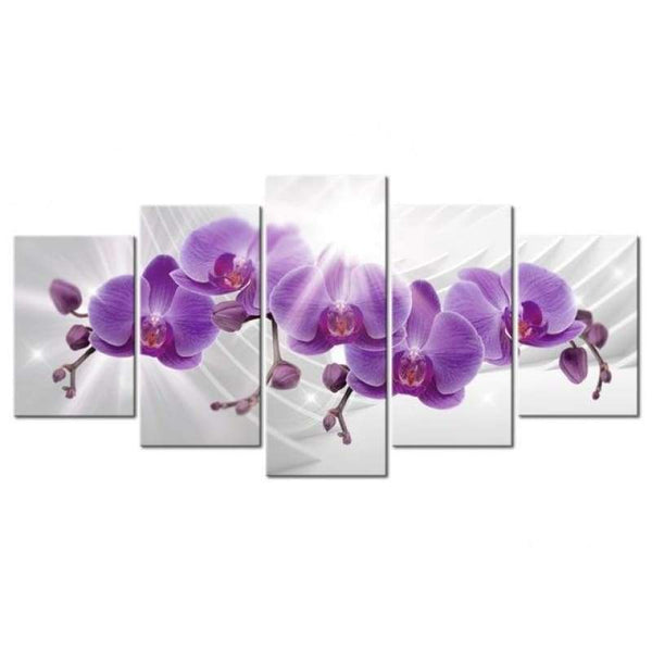 Large Size Multi Picture Panel Lavender Flower Full Drill - 5D Diy Diamond Painting Kits VM7911 - NEEDLEWORK KITS