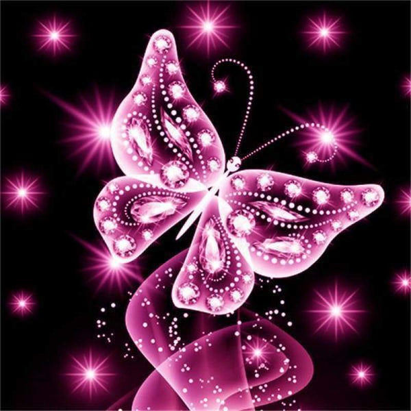Modern Art Dreamy Full Drill - 5D DIY Diamond Painting Butterfly Kits Best Gift VM90206 - NEEDLEWORK KITS