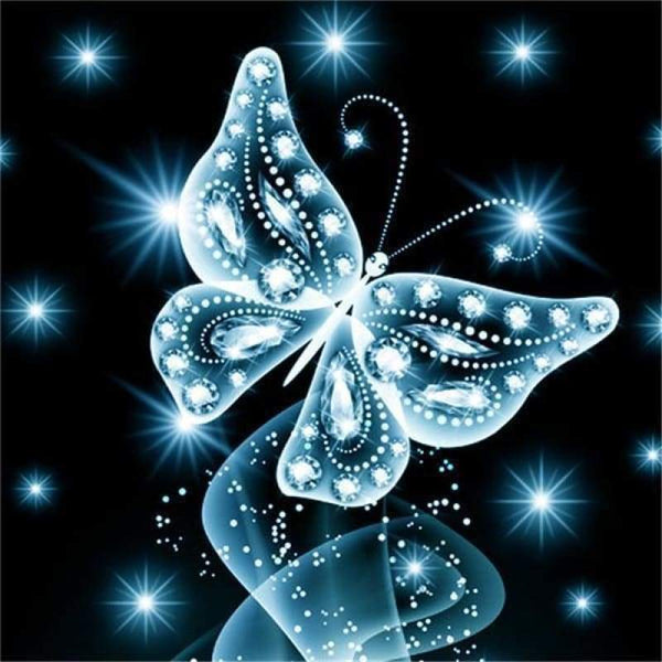 Modern Art Dreamy Full Drill - 5D DIY Diamond Painting Butterfly Kits Best Gift VM90209 - NEEDLEWORK KITS