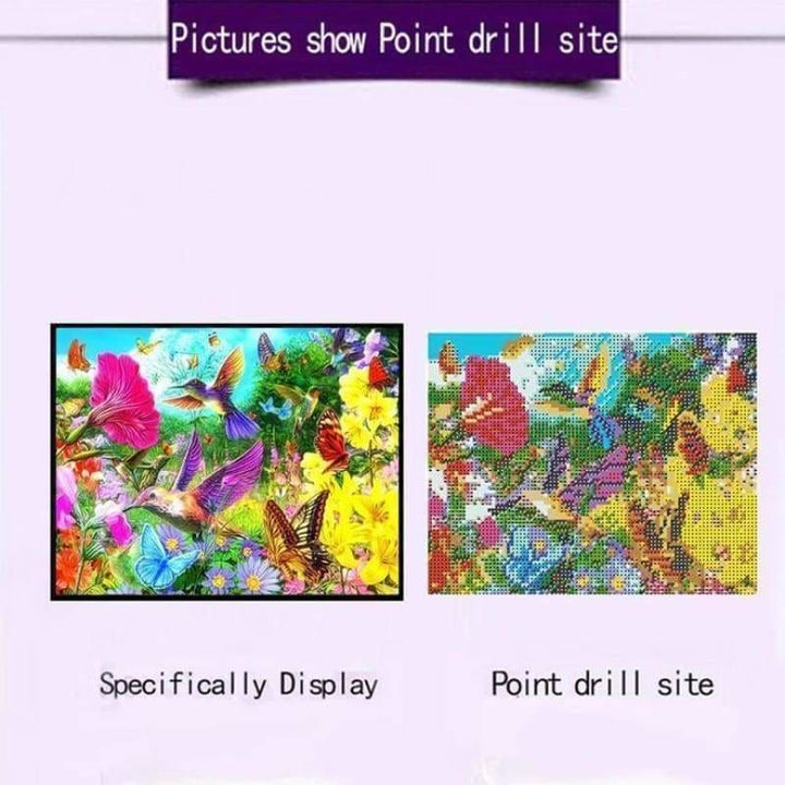 Modern Art Style Bird Pattern Diy Full Drill - 5D Mosaic Full Diamond Painting Kits QB5811 - NEEDLEWORK KITS