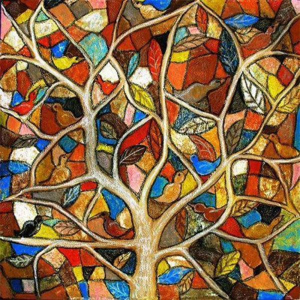 Modern Art Wall Decor Dream Tree Full Drill - 5D Diy Diamond Painting Kits VM09655 - NEEDLEWORK KITS