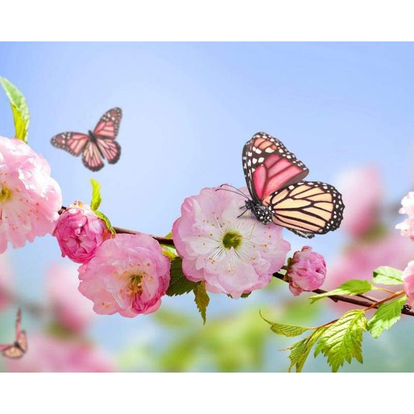 New Butterfly Pattern Diy Full Drill - 5D Crystal Diamond Painting Kits VM20049 - NEEDLEWORK KITS
