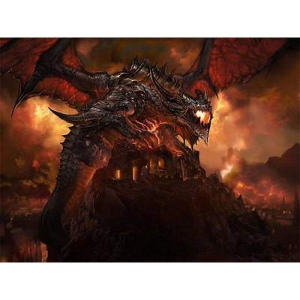 New Dream Art Dragon Wall Decor Full Drill - 5D Diy Diamond Painting Kits VM9910 - NEEDLEWORK KITS