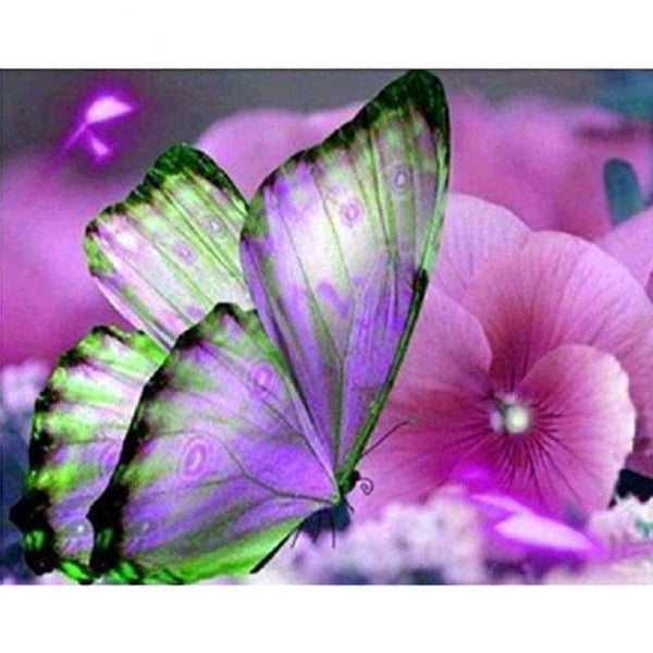 New Hot Sale Butterfly Wall Decor Full Drill - 5D Diy Diamond Painting Kits VM9902 - NEEDLEWORK KITS