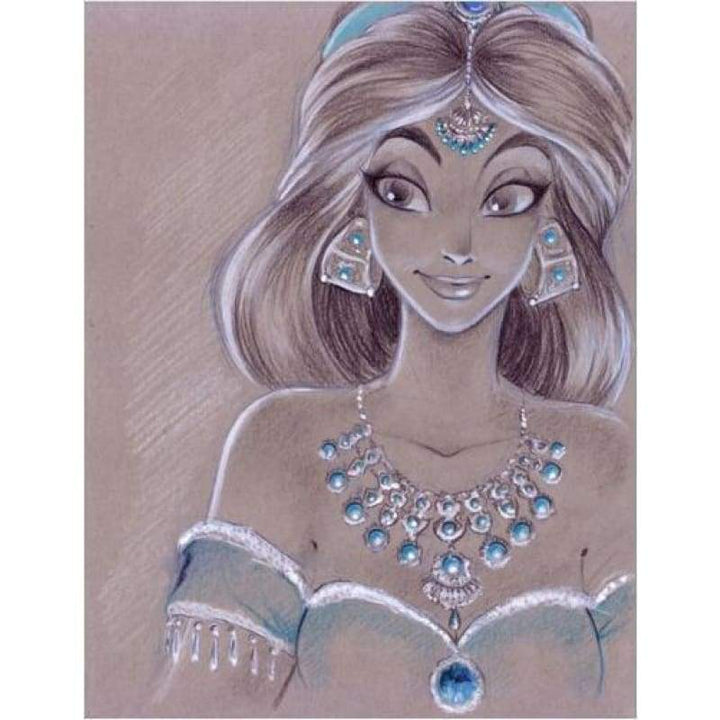 New Hot Sale Cartoon Princess Full Drill - 5D Diy Diamond Painting Kits VM8367 - NEEDLEWORK KITS