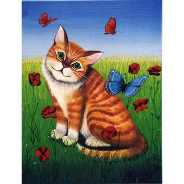 New Hot Sale Cute Cat Kids Gift Full Drill - 5D Diy Diamond Painting Kits VM9760 - NEEDLEWORK KITS