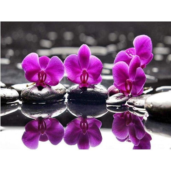 New Hot Sale Embroidery Flower In Water Full Drill - 5D Diamond Painting Kits VM8703 - NEEDLEWORK KITS