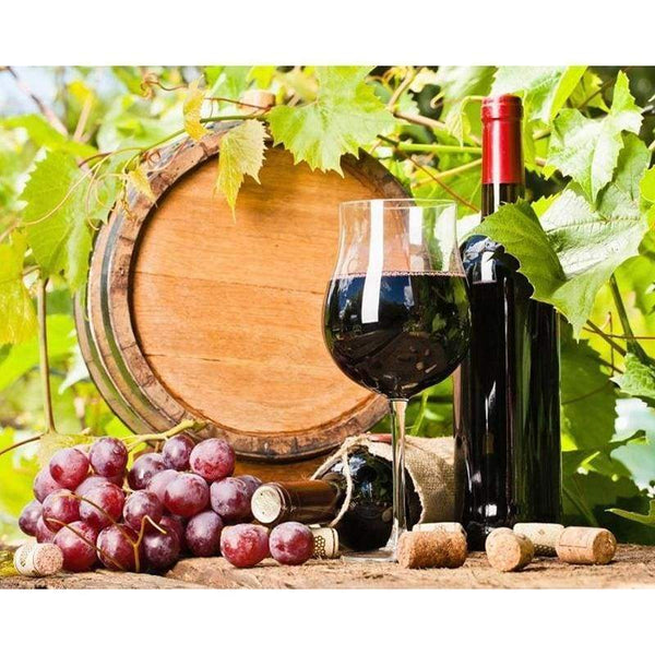 New Hot Sale Fruit And Wine Decor Diy Full Drill - 5D Diamond Painting Set VM20201 - NEEDLEWORK KITS