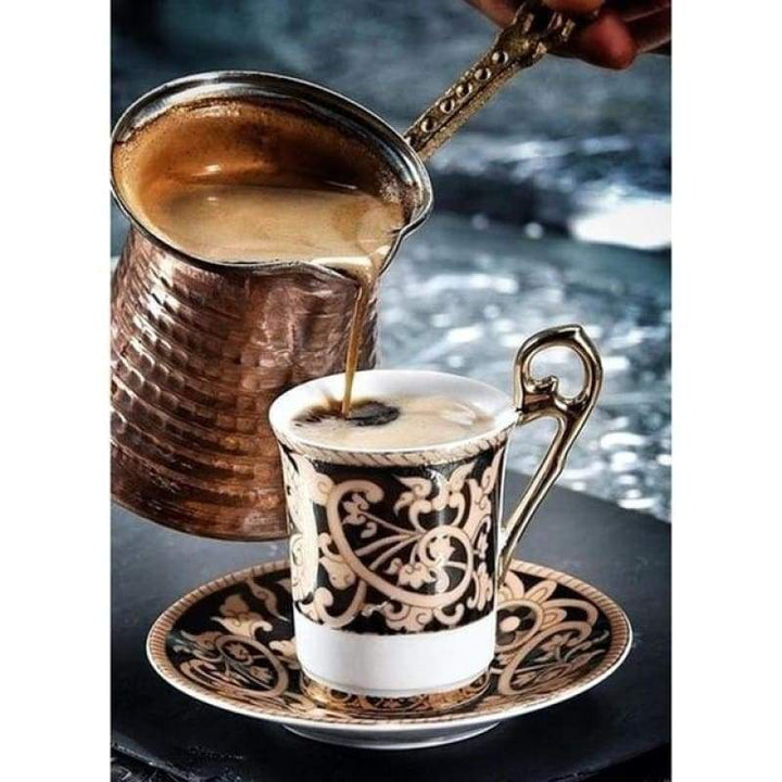New Hot Sale Full Square Drill Coffee Cup Full Drill - 5D Diy Diamond Painting Kits VM8883 - NEEDLEWORK KITS