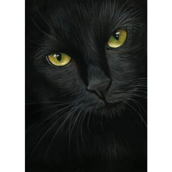 New Hot Sale Mysterious Black Cat Full Drill - 5D Square Diamond Painting VM1134 - NEEDLEWORK KITS