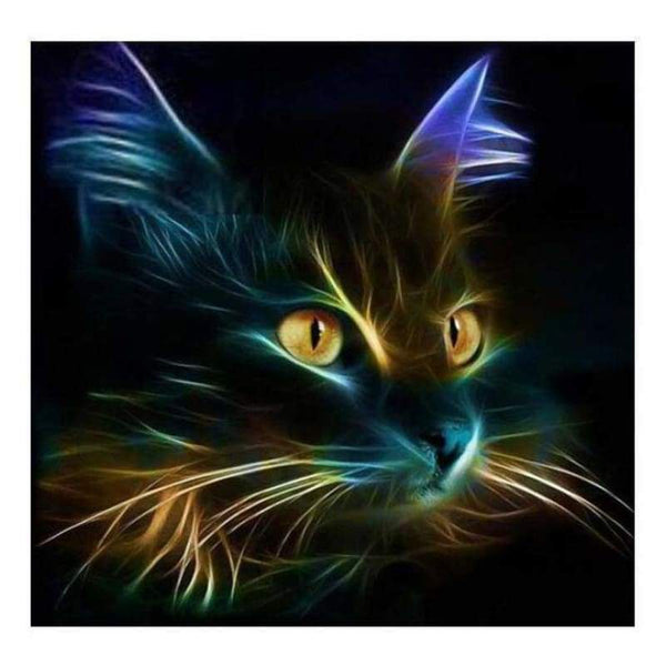 Special Black Cat Diy Full Drill - 5D Cross Stitch Diamond Painting Kits VM00072 - NEEDLEWORK KITS