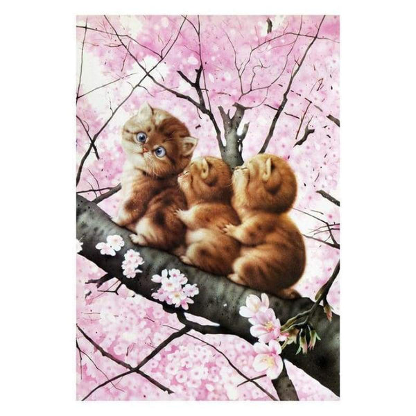 Special Cat Pattern Full Drill - 5D Diy  Full Diamond Painting Kits QB7085 - NEEDLEWORK KITS