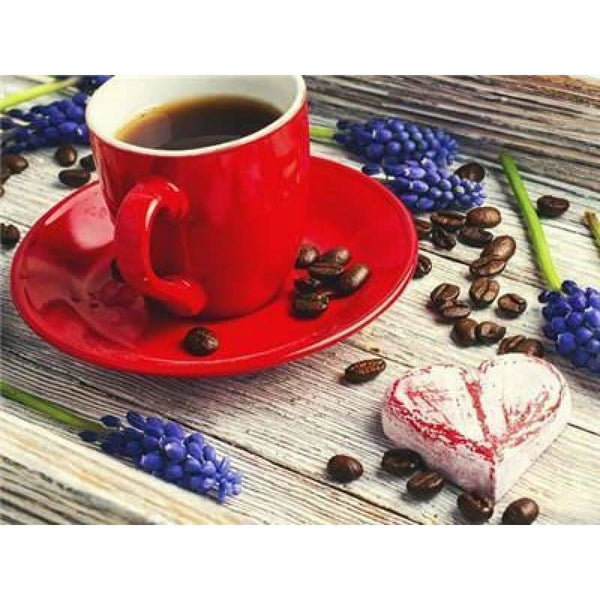 Special Coffee Cup Picture Diy Full Drill - 5D Diy Crystal Painting Kits VM3014 - NEEDLEWORK KITS