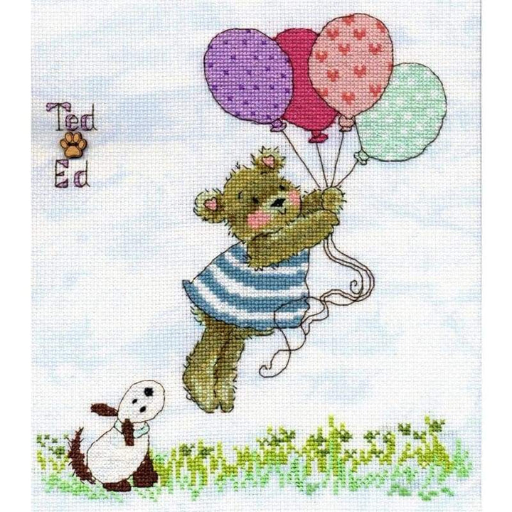 Ted & Ed - Up, Up And Away - NEEDLEWORK KITS