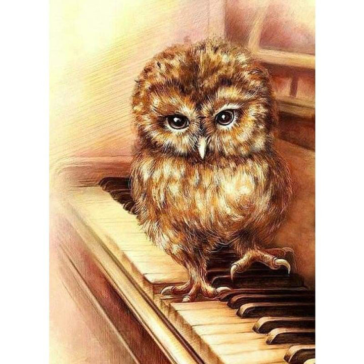 Full Drill - 5D DIY Diamond Painting Animal Owl Embroidery  Mosaic Kits UK - NEEDLEWORK KITS