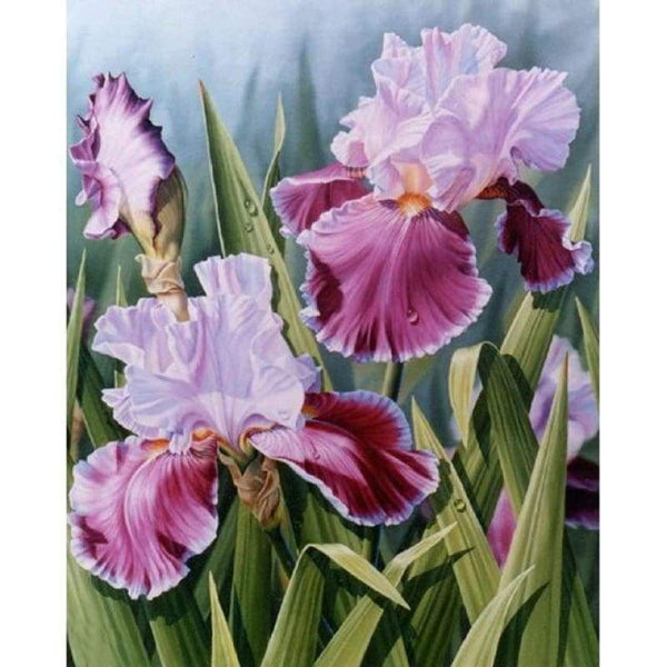 Full Drill - 5D DIY Diamond Painting Beautiful Flower Embroidery  Rhinestone Art - NEEDLEWORK KITS