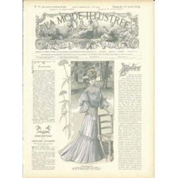 Vintage Print Lady 7 - NEEDLEWORK KITS