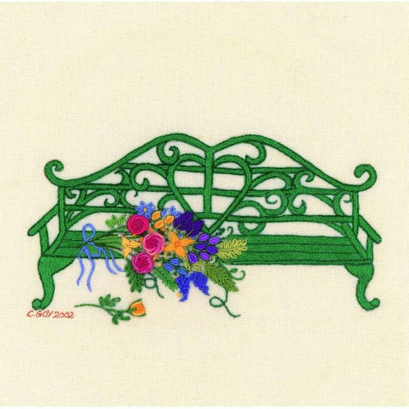 Bench Large Needlework Cupid's Bench – NEEDLEWORK KITS
