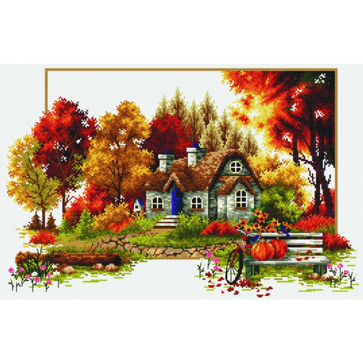 Autumn Cottage - NEEDLEWORK KITS