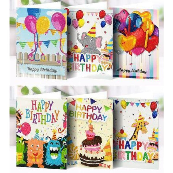 Birthday Cards 1 - NEEDLEWORK KITS