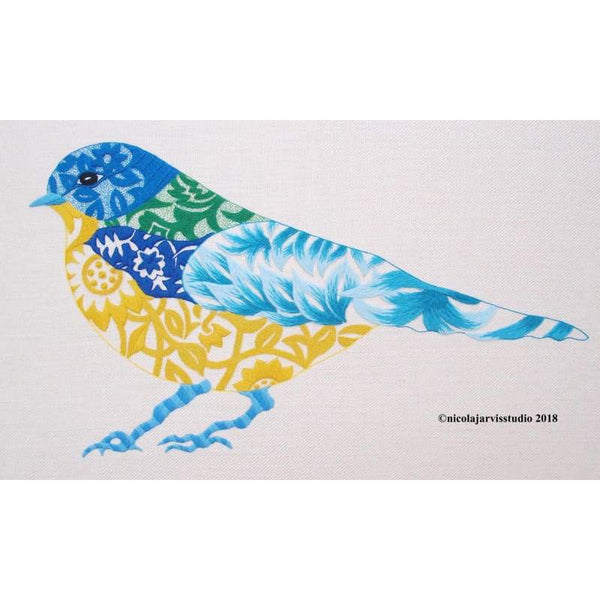 Crewel Blue Bird - Nicola Jarvis - NEEDLEWORK KITS