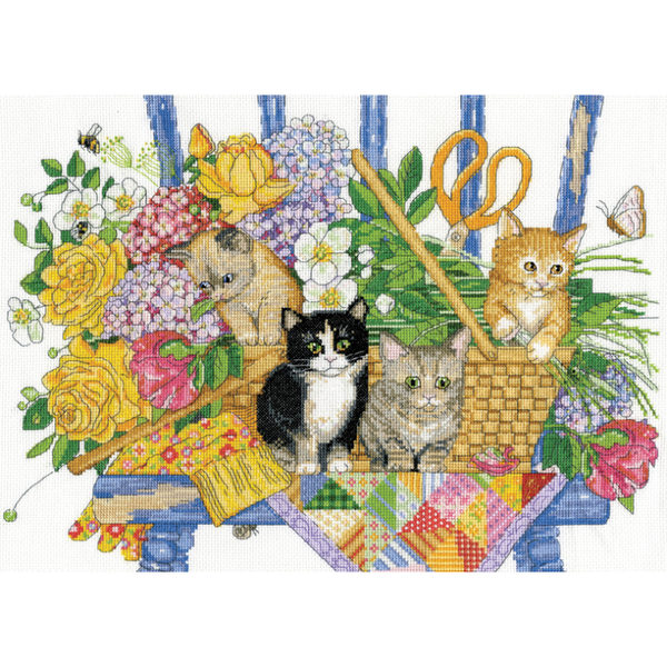 Garden Kittens - NEEDLEWORK KITS