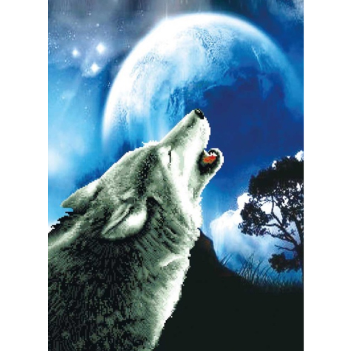 Howling Wolf - NEEDLEWORK KITS