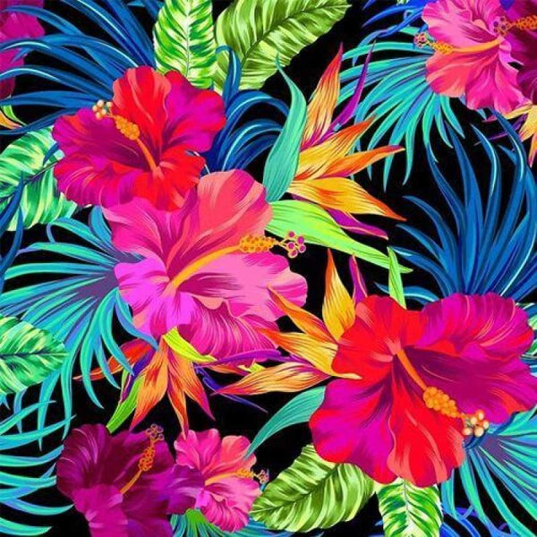 Modern Art Flower Picture Rhinestones Full Drill - 5D Diy Diamond Painting Kits VM9724 - NEEDLEWORK KITS