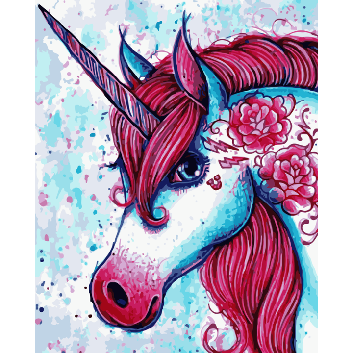 Unicorn Diy Paint By Numbers Kits WM-716 - NEEDLEWORK KITS