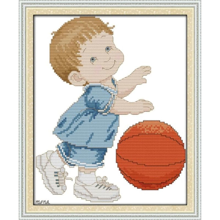 A basketball baby