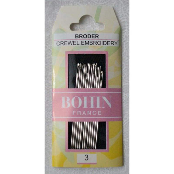 Bohin Embroidery Needle Size 3 - NEEDLEWORK KITS