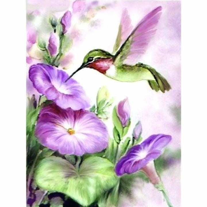 Full Drill - 5D DIY Diamond Painting Kits Cartoon Bird And Flower - NEEDLEWORK KITS