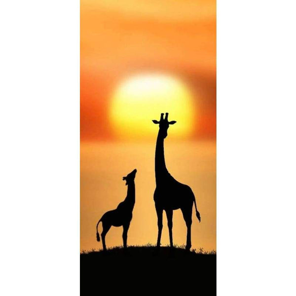 Africa Giraffe - Full Drill Diamond Painting - Special Order