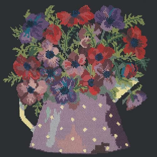 Anemone Pitcher - NEEDLEWORK KITS