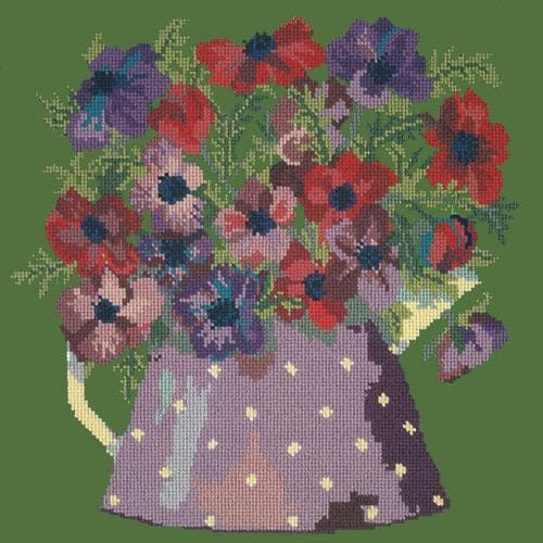 Anemone Pitcher - NEEDLEWORK KITS