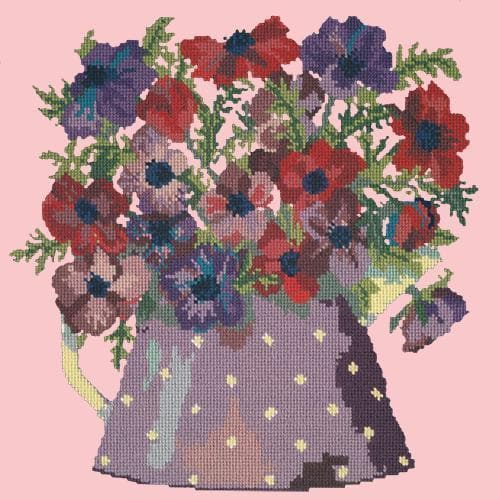 Anemone Pitcher - NEEDLEWORK KITS