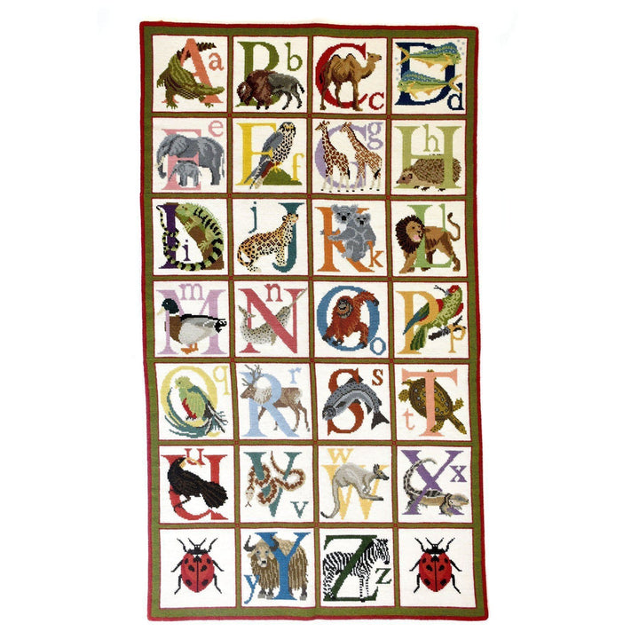 Animal Alphabet Rug - NEEDLEWORK KITS